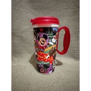 Walt Disney World Mickey Mouse Club Whirley Rapid Fill Reusable Travel Mug Cup
